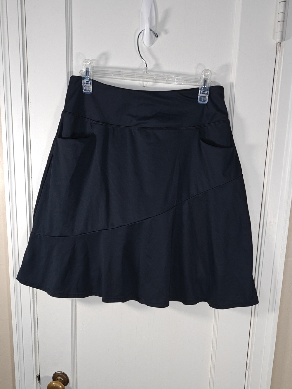 Baleaf Black A-Line Skirt with Front Pockets